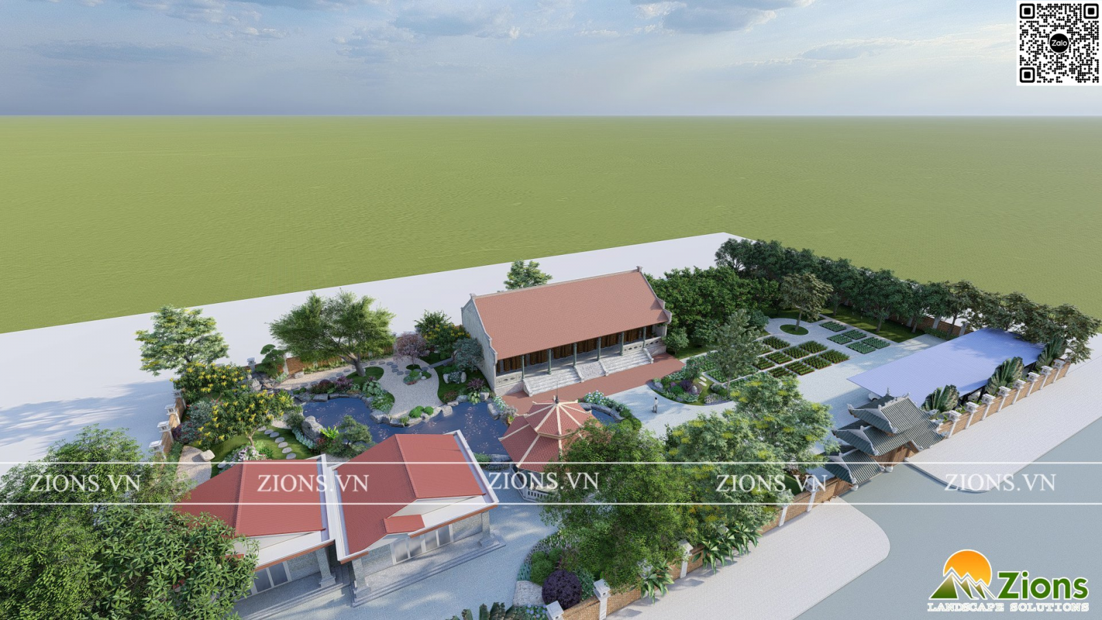 Thiết kế cảnh quan nhà thờ họ tại Thanh Hóa | Zion's Design